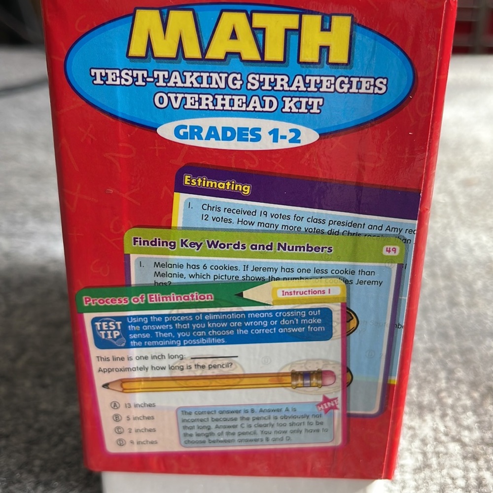 Lakeshore Math Test Taking Strategies Overhead Kit - Picture 3 of 5